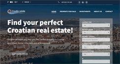 Desktop Screenshot of croatia-estate.com
